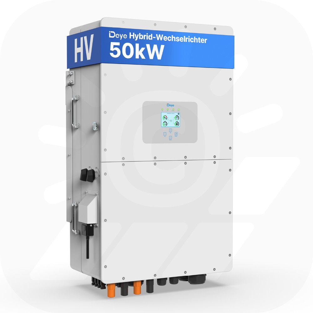 Deye SUN-50K-SG01HP3-EU-BM4 - Dreiphasig - 4/2+2+2+2 MPPT - Hybrid-Wechselrichter - Hochspannungsserie