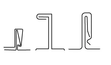 421907_S-Mini-Klemme-PV-Halterung-Blechdach-Falz-Profile-Strichzeichnung