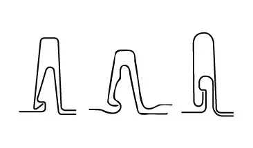 421906_N-Mini-Klemme-PV-Halterung-Blechdach-Falz-Profile-Strichzeichnung
